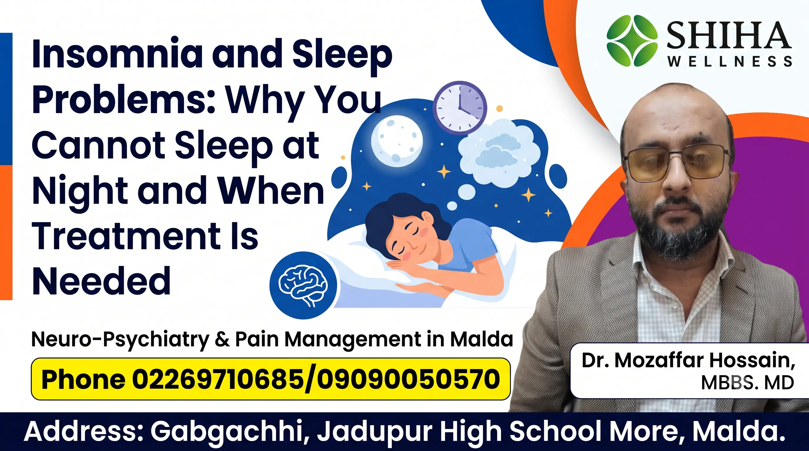 Insomnia and Sleep Problems: Why You Cannot Sleep at Night and When Treatment Is Needed