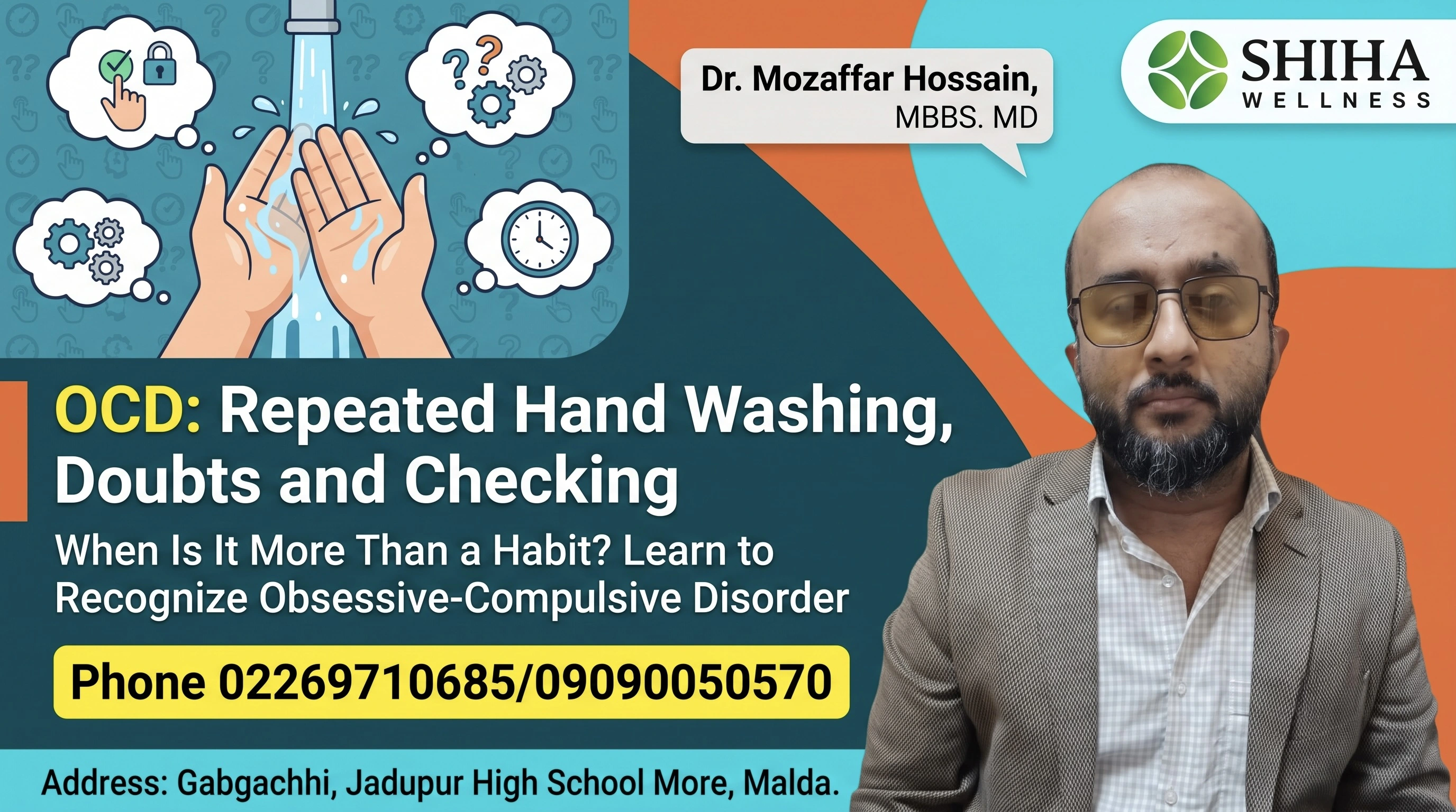 OCD: Repeated Hand Washing, Doubts and Checking—When Is It More Than a Habit?